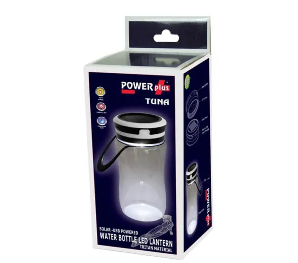 POWERplus Tuna Solar LED Lantern / Water Bottle