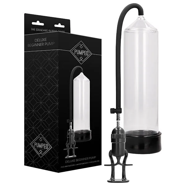 Pumped Deluxe Beginner Pump - Clear Penis Pump