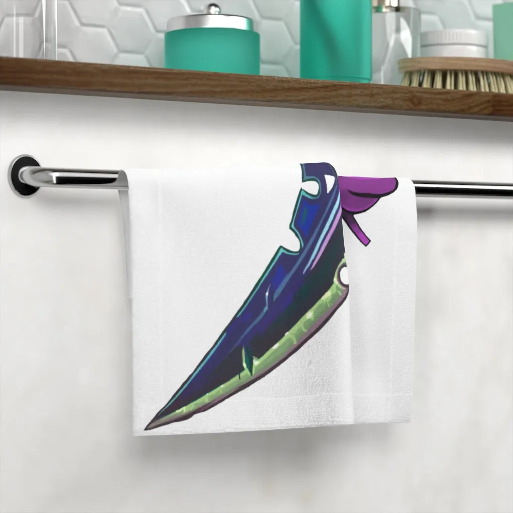 Purple Sword Face Towel