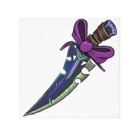 Purple Sword Face Towel