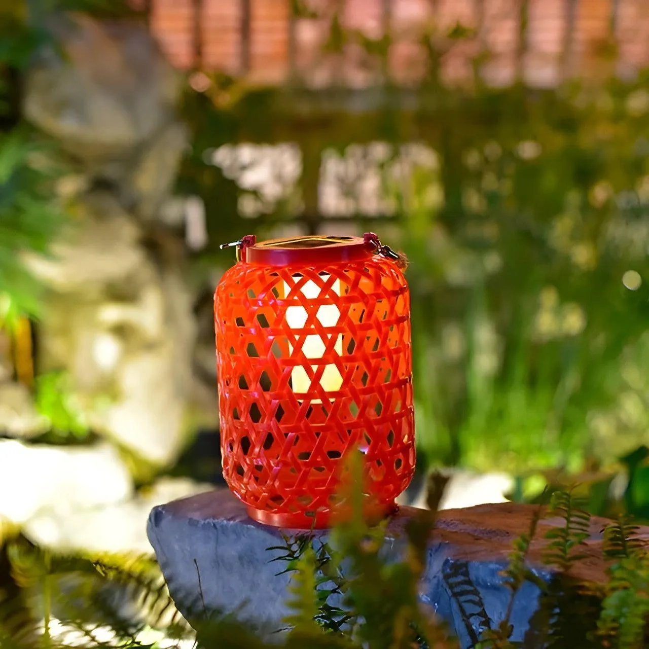 Rattan Light - Kreative Rattan Solar Garten Deko Lampe