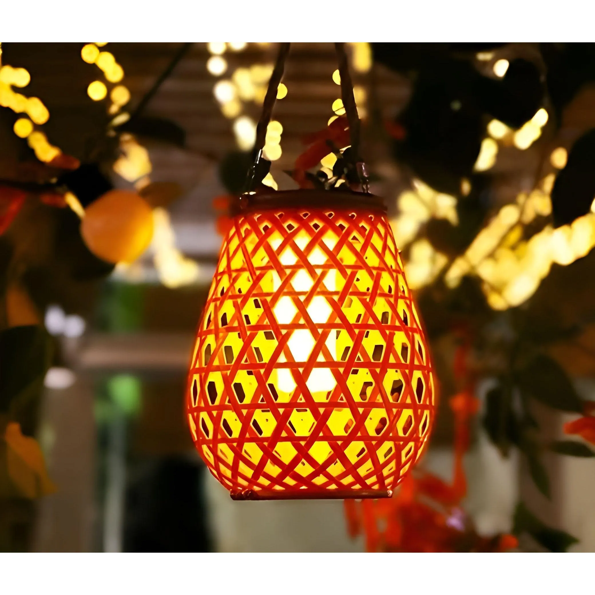 Rattan Light - Kreative Rattan Solar Garten Deko Lampe