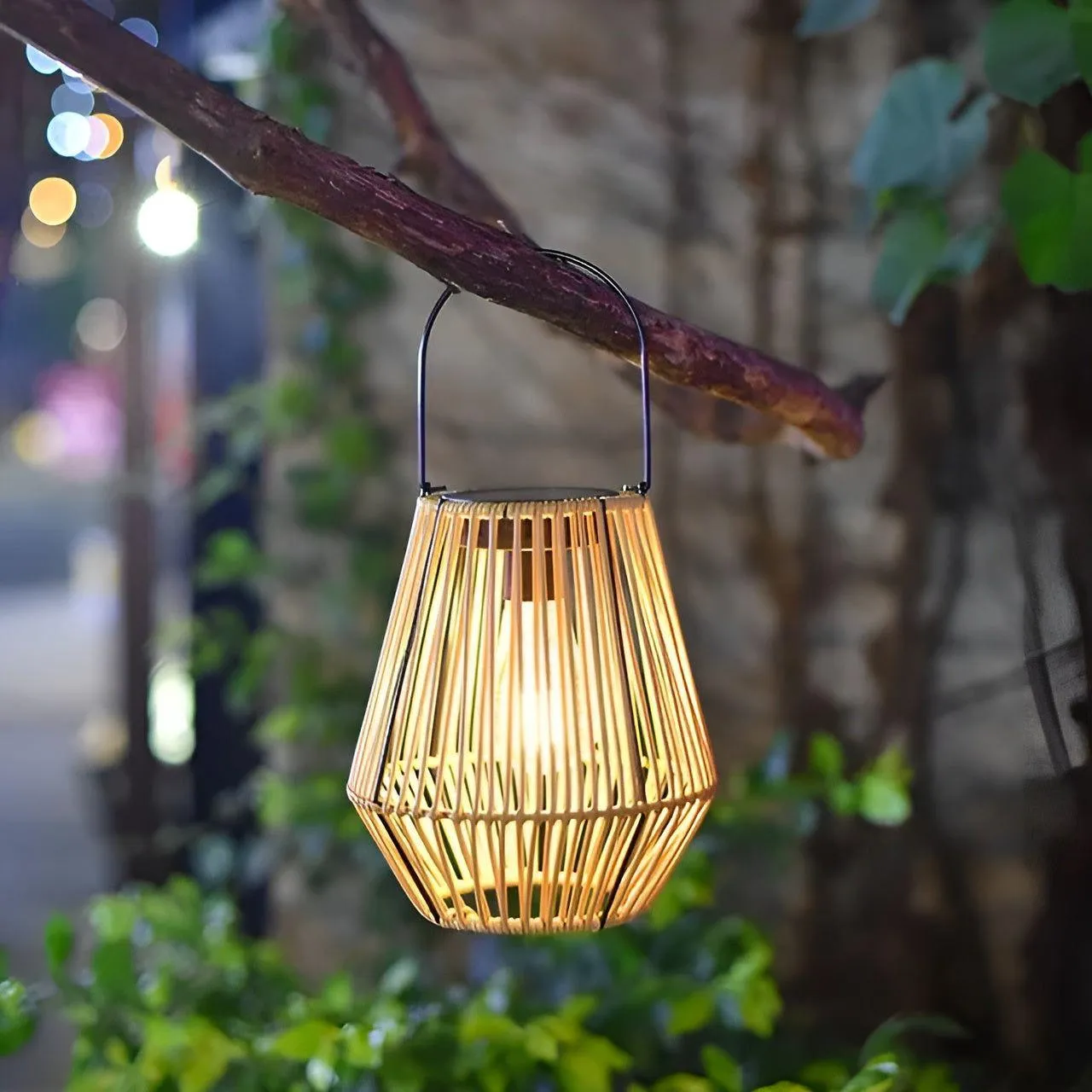 Rattan Light - Kreative Rattan Solar Garten Deko Lampe