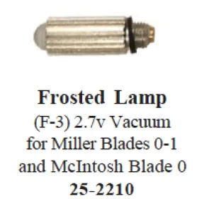 Replacement bulb for Miller & McIntosh Laryngoscope blades