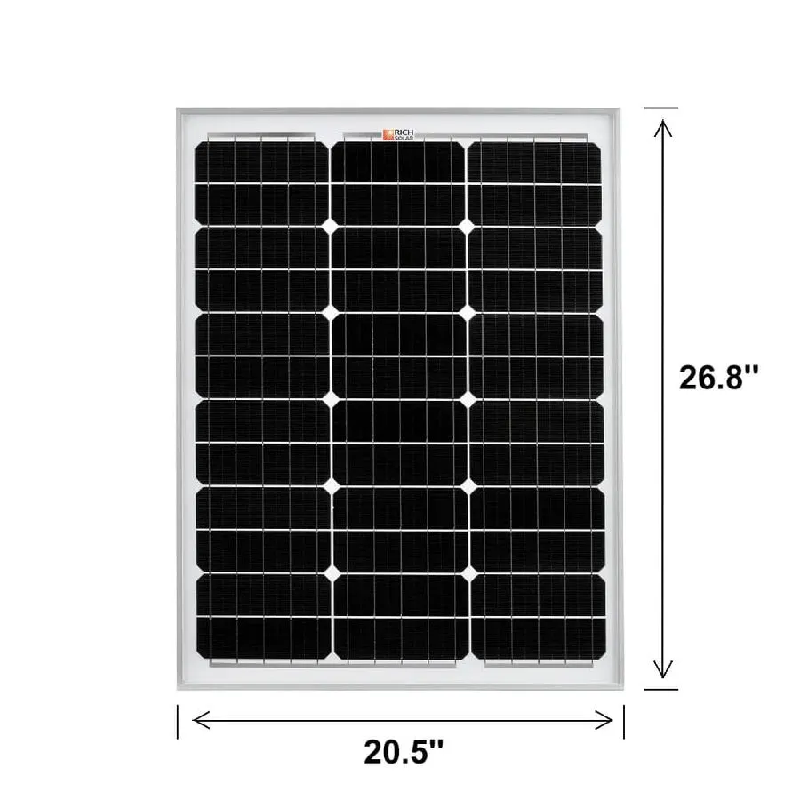 Rich Solar MEGA 50 Watt Solar Panel