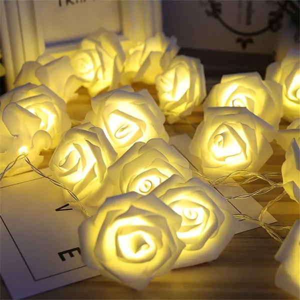 Rose Flower LED Fairy Lights