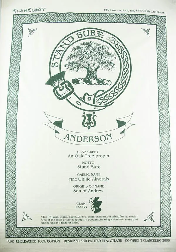 Ross Clan Tea Towel