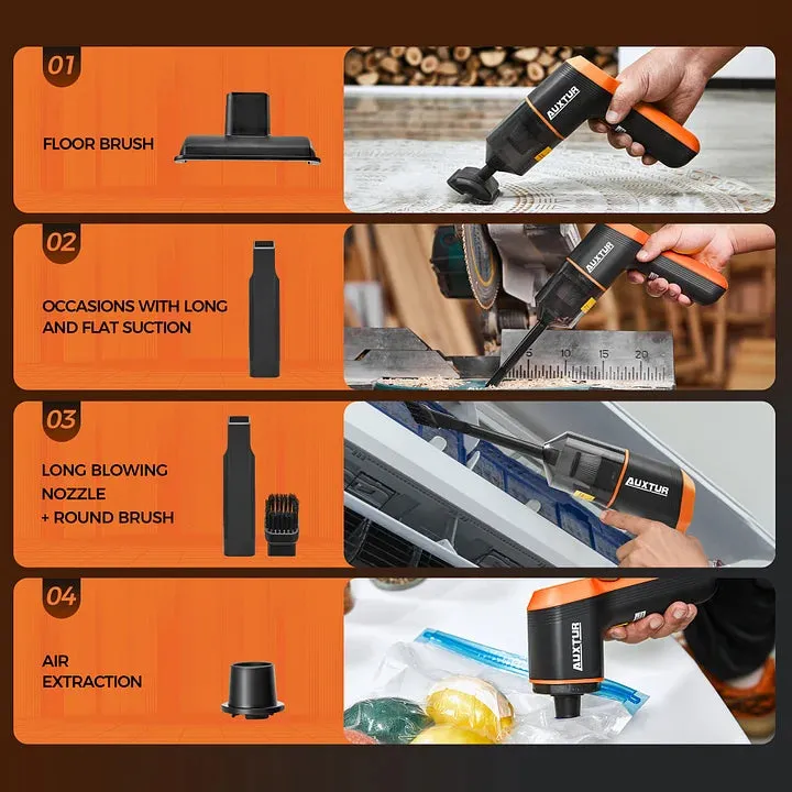 SAKER® Handheld Vacuum Cordless