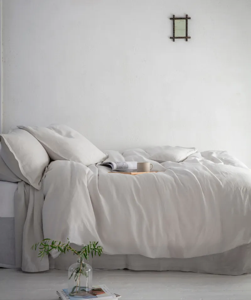 SAMPLE SALE<br>Dove Grey Pillowcase Oxford<br>King