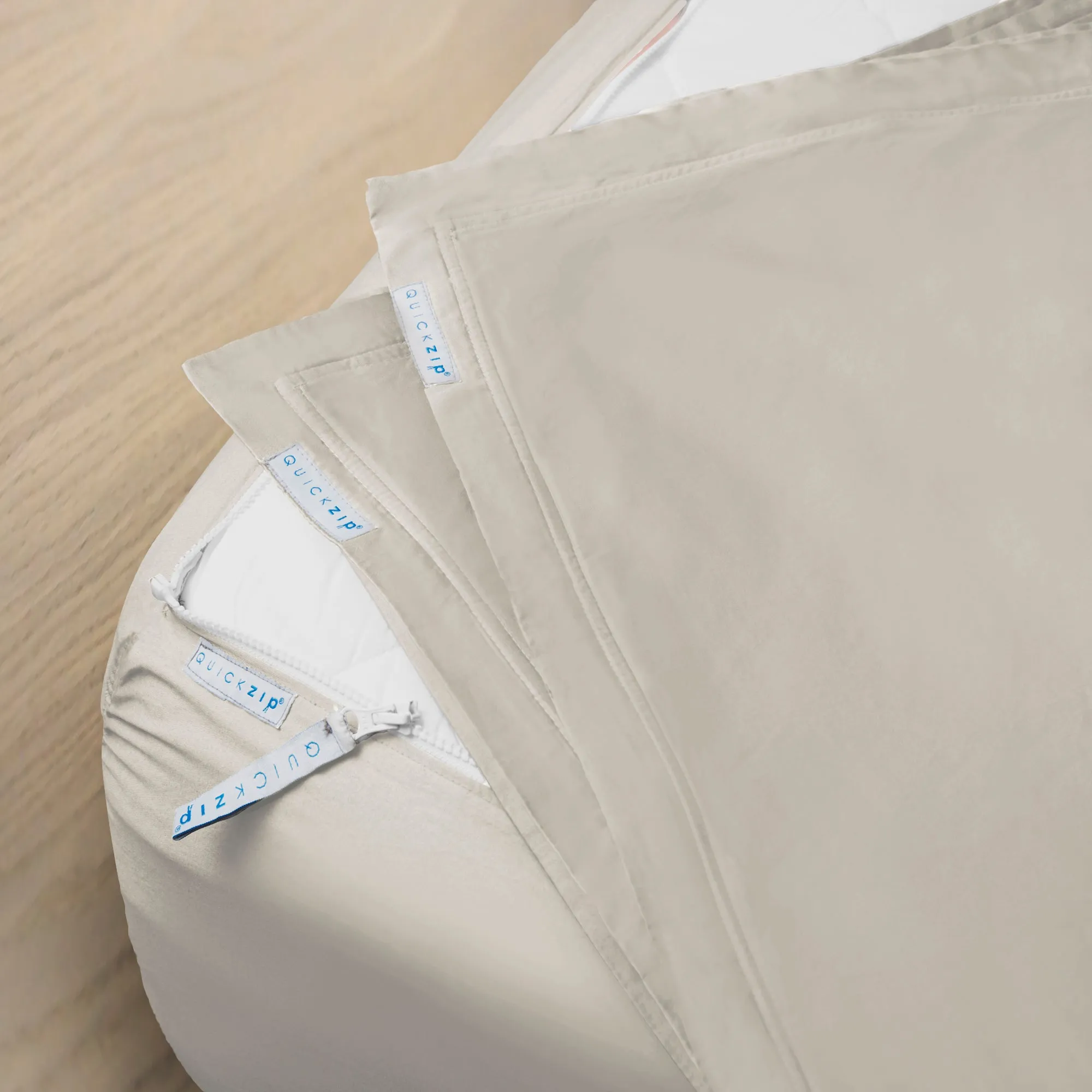 Sateen Fitted Sheet (Base   Zip Sheet ) - Cal Twin