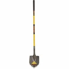 Sawtooth Shovel w/Fiberglass Straight Handle