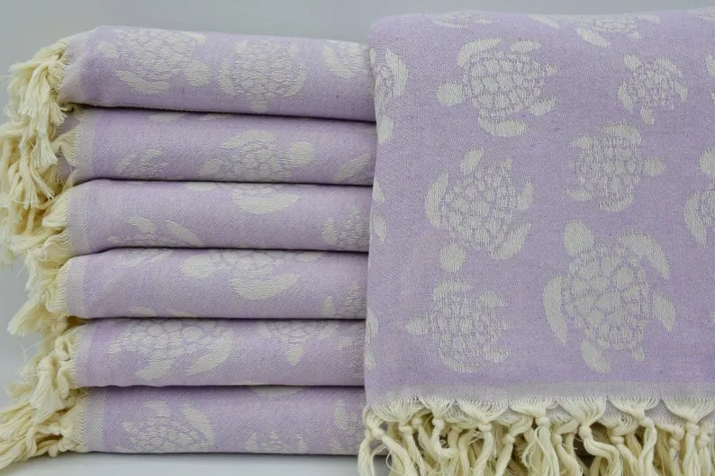 Sea Turtles Galore Series - 100% Cotton Towels