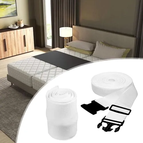 SECRET DESIRE Bed Bridge Connector Bed Accessories for Travel Family Guests Stayovers Home 195cmx25cm