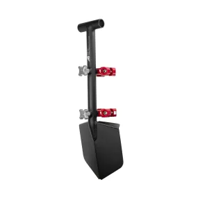 Shovel / Mount Combo - Black Mini Shovel / Red UMD with Knobs