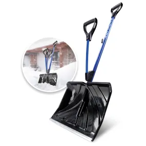 Snow Joe SJ-SHLV01 Shovelution Strain-Reducing Snow Shovel | 18-Inch | Spring Assisted Handle