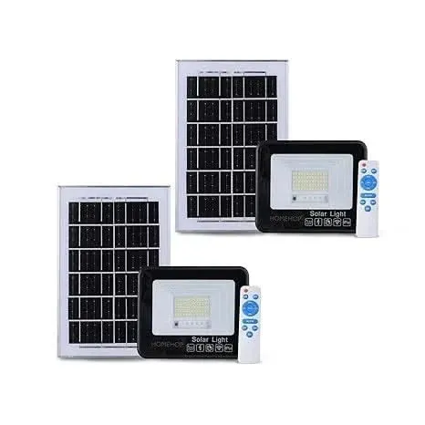 Solar garden flood lights automatic 40W LED light with Remote (Pack of 2)