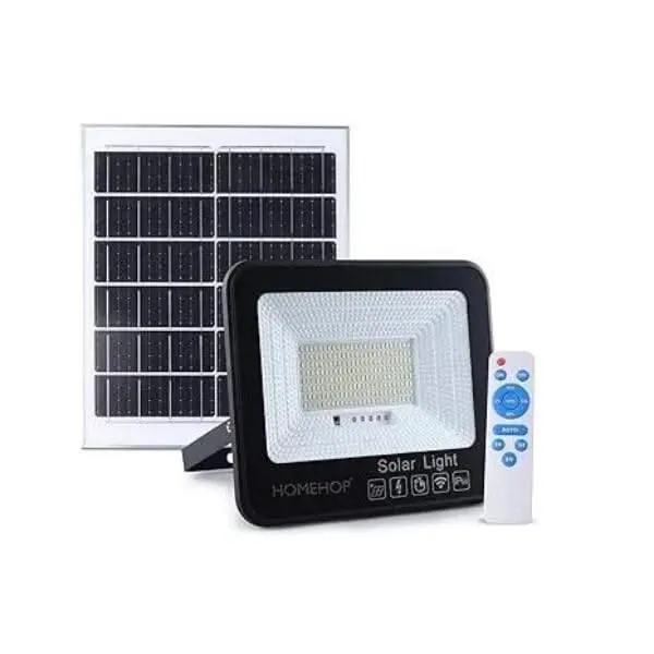 Solar Powered automatic Security floodlight 60W for Home, Outdoor and Garden with Remote ( Refurbished)