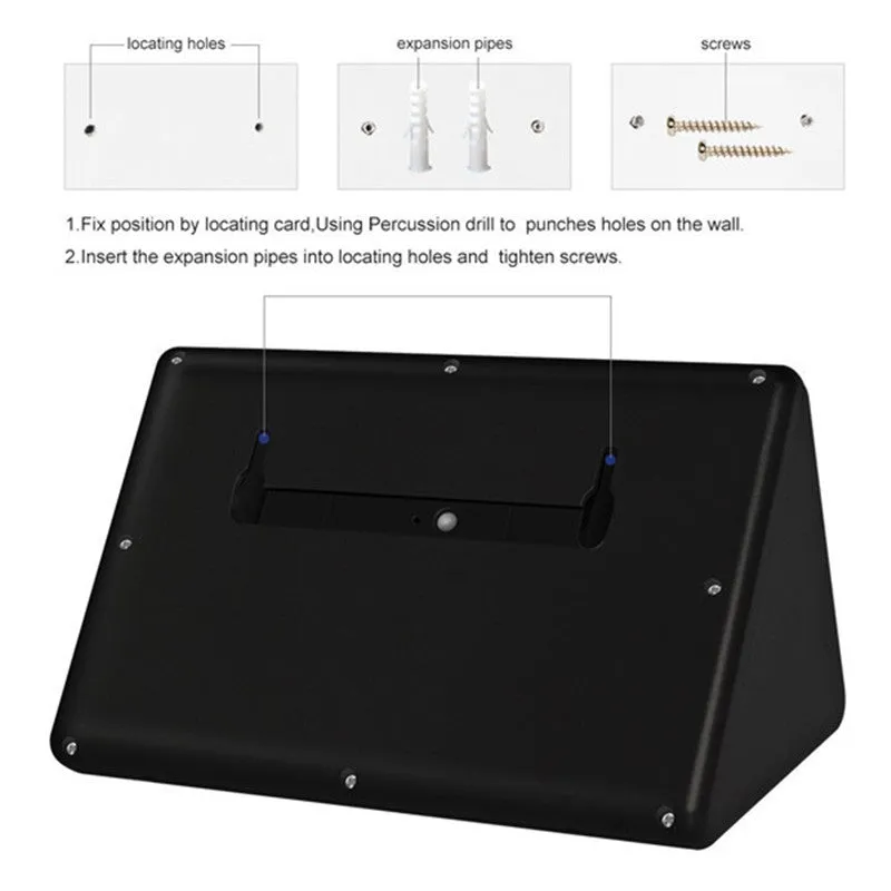 SOLAR WALL 60LED 1,100 LUMENS