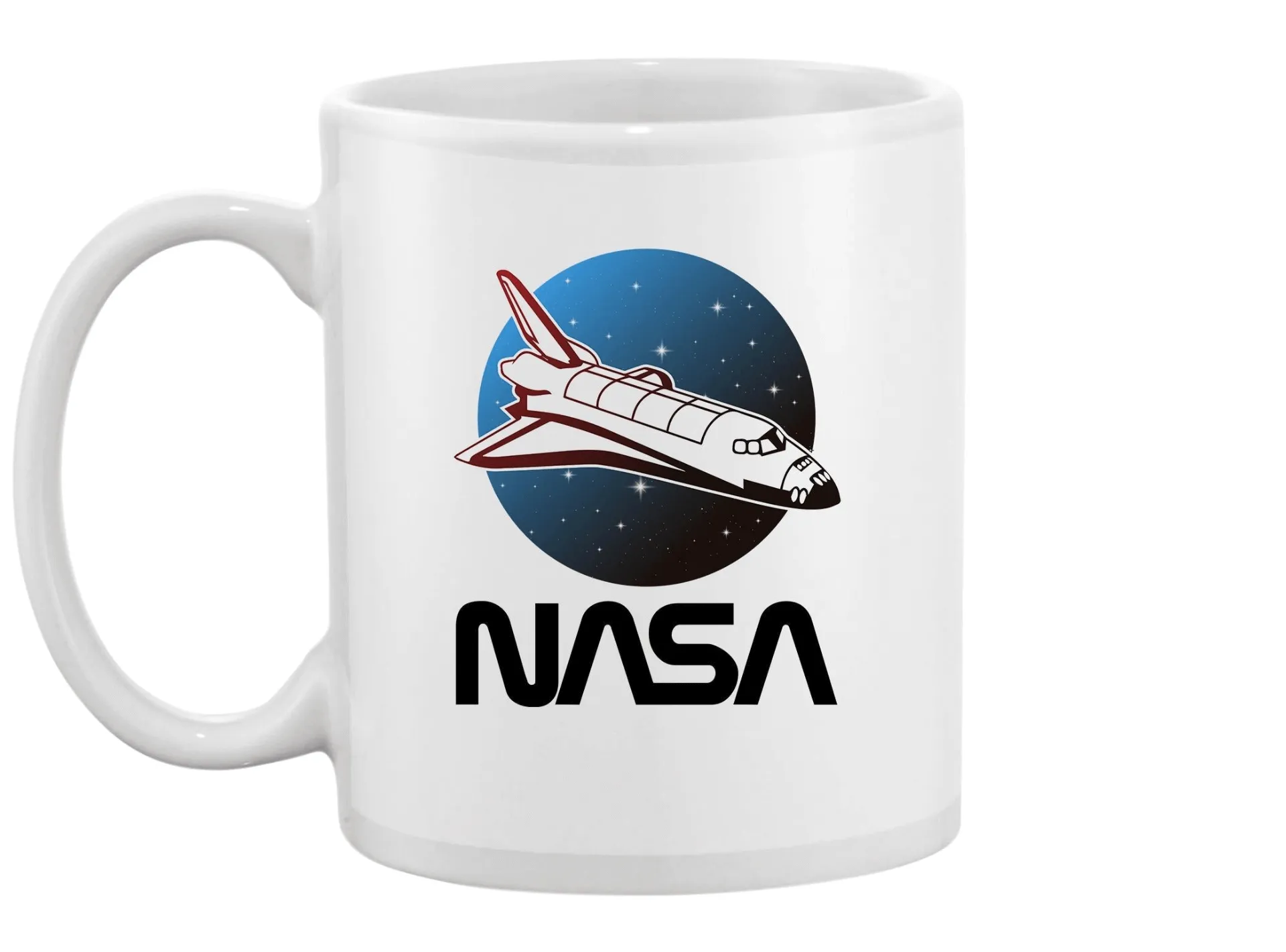 Space Ship NASA Ceramic Mug - White