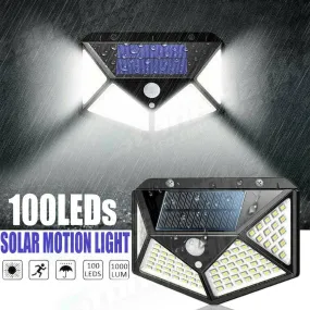 Split Type Solar 100COB Led Induction Wall Light Indoor Outdoor Garden