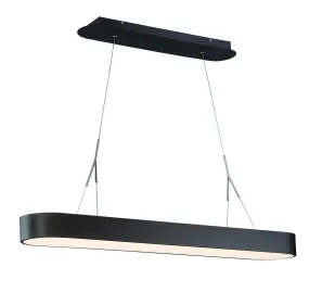 Step Up LED Pendant-Light in Bronze