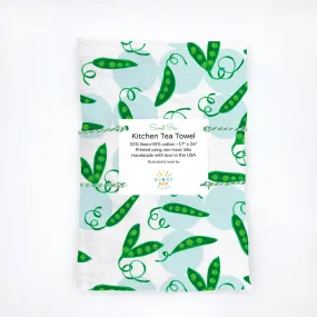 Sweet Pea Tea Towel - Linen/Cotton