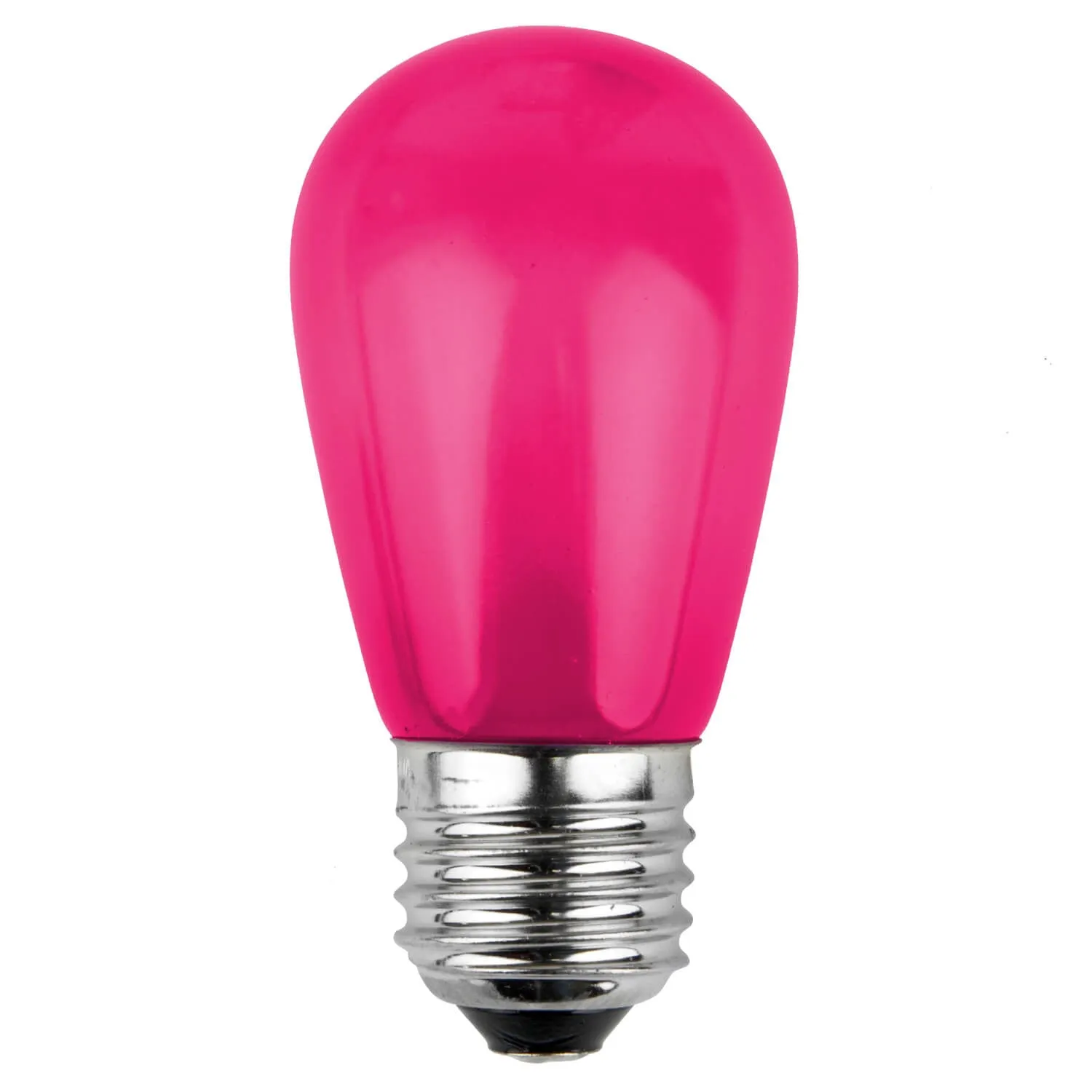 T50 Opaque LED Patio Lights - E-26 - Pink - 25 Pack