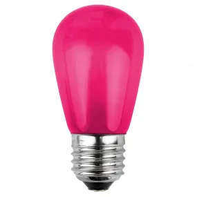 T50 Opaque LED Patio Lights - E-26 - Pink - 25 Pack