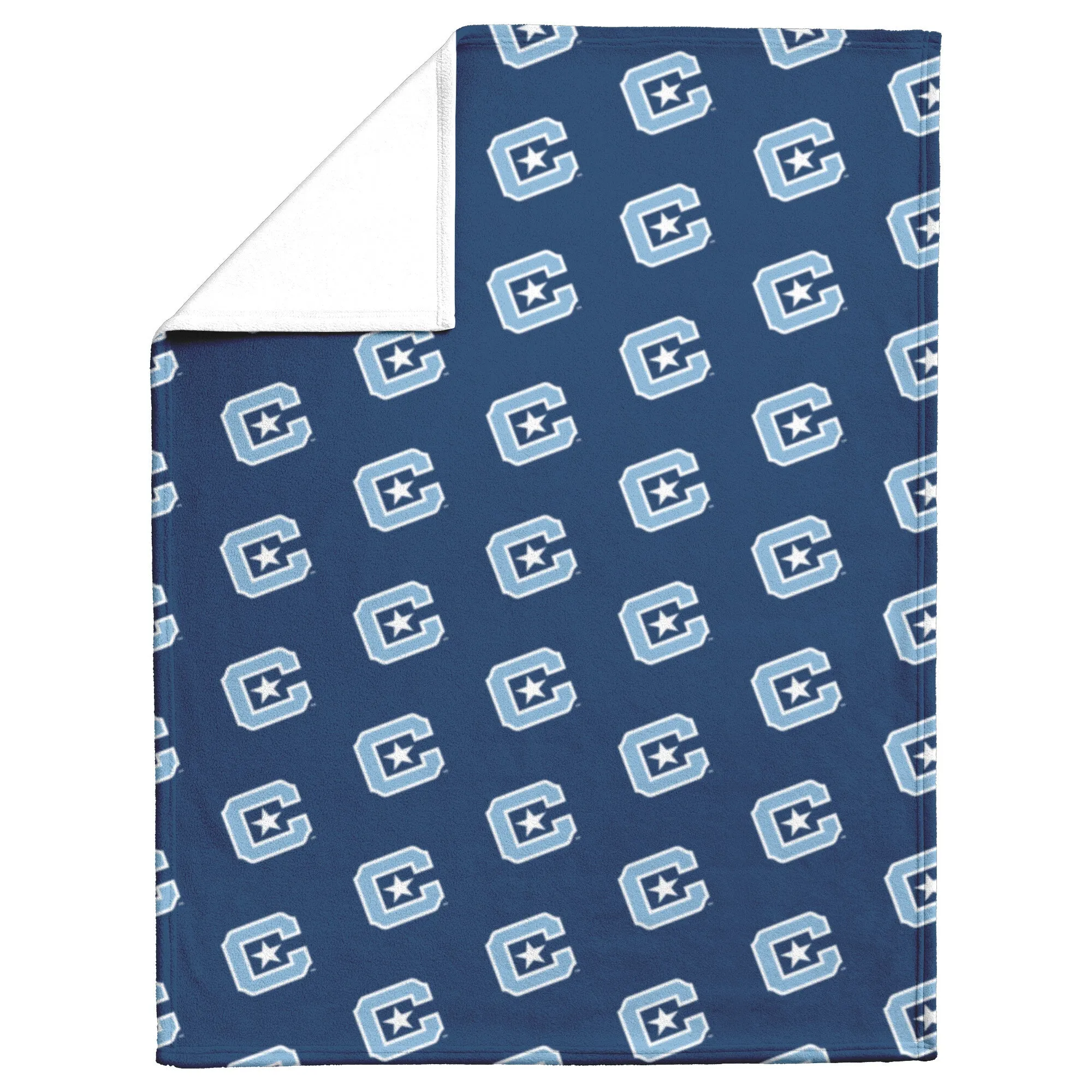 The Citadel C Navy Blanket