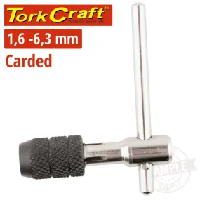 TORK CRAFT T TAP WRENCH 1.6-6.3MM CARDED NR9006C