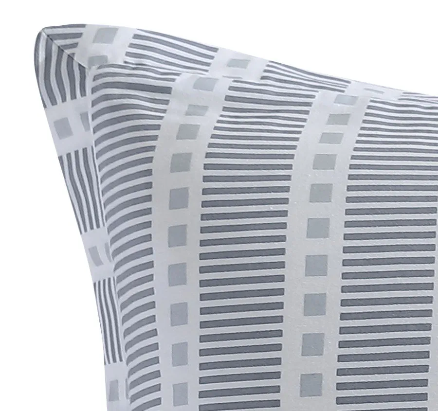 Urban Stripe European Pillowcase Charcoal