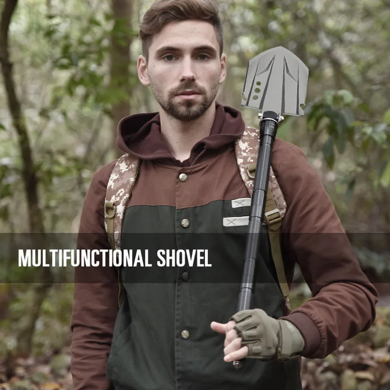 Us Hot Sell Survival Multifunction Shovel Kit Outdoor Camping Hunting Tools Digging Shovel