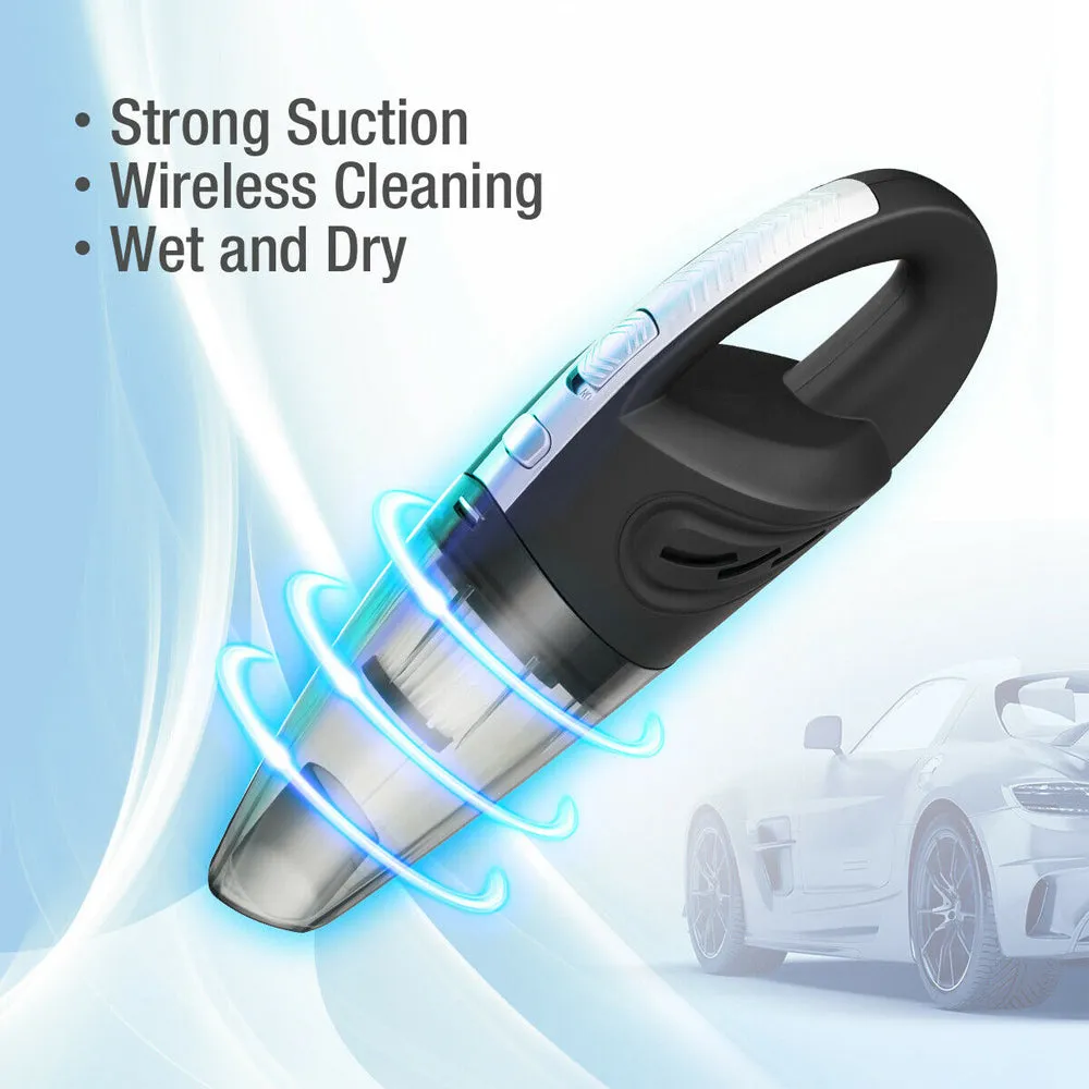 USB Rechargeable Cordless Car Wet and Dry Vacuum Cleaner