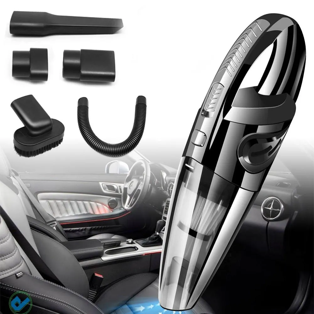 USB Rechargeable Cordless Car Wet and Dry Vacuum Cleaner