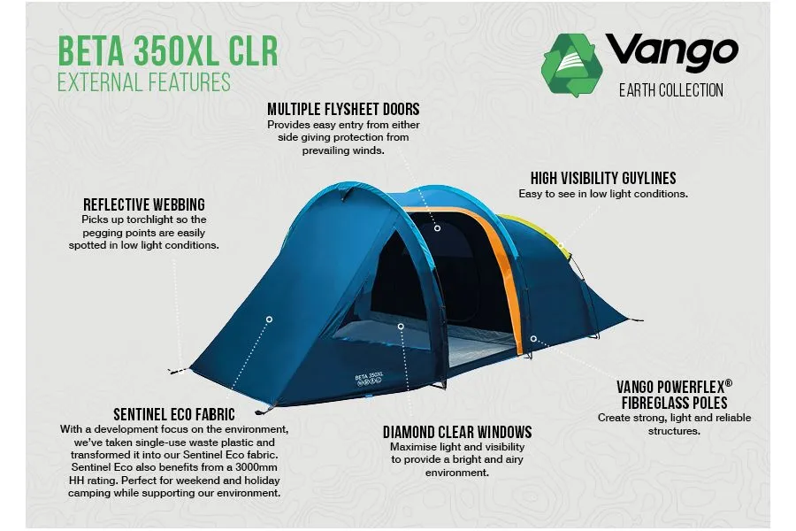 Vango Beta 350XL CLR Tent