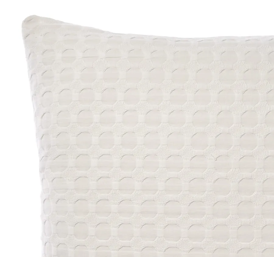 Vista European Pillowcase White