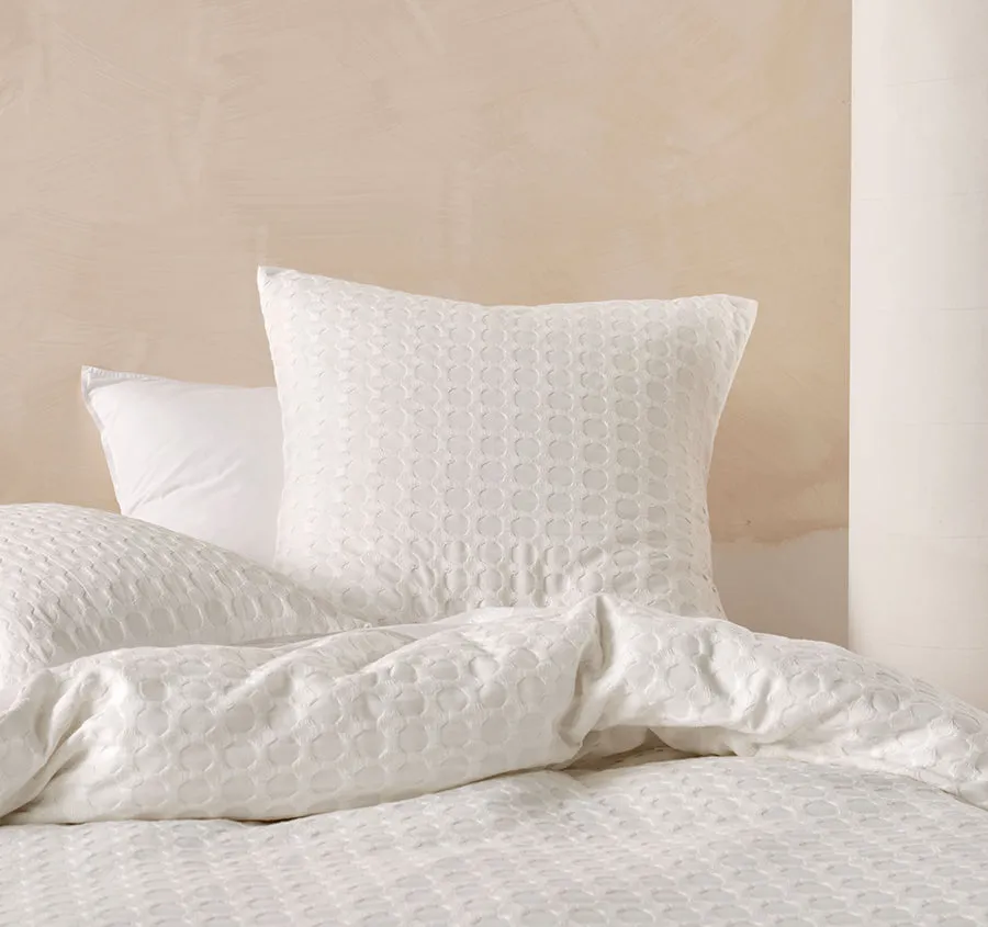 Vista European Pillowcase White