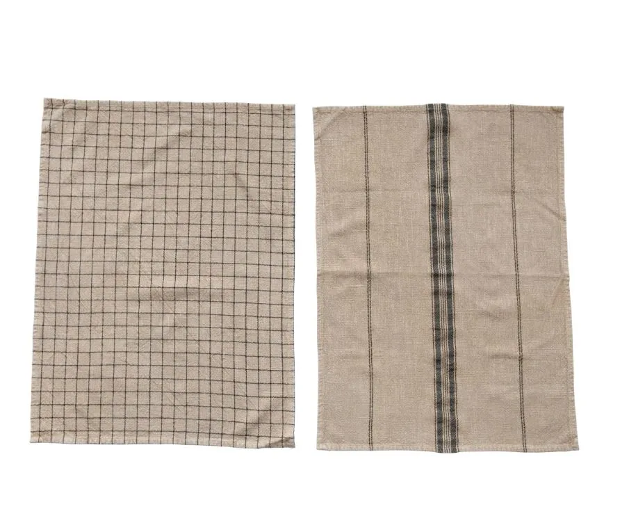 Woven Cotton Tea Towels