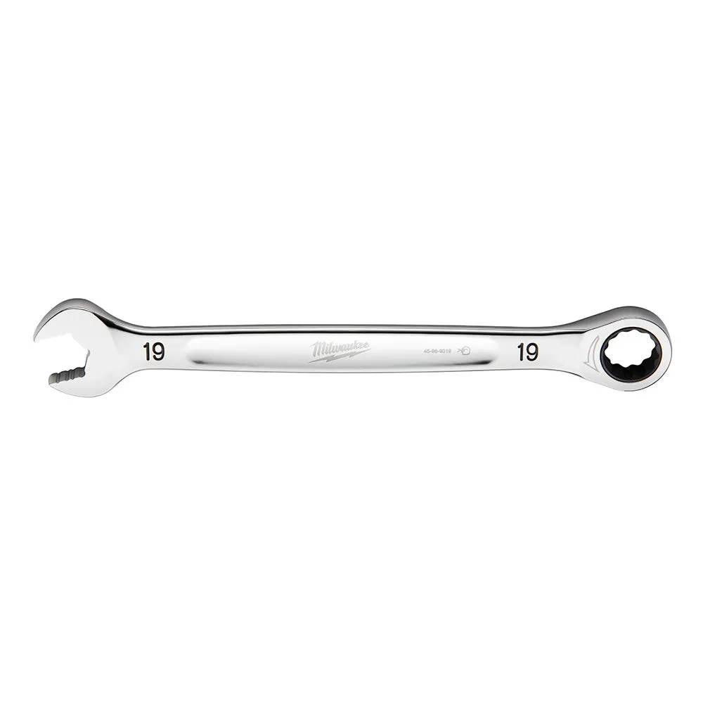 Wrench - Milwaukee 19MM Metric Ratcheting Combination Wrench, 45-96-9319